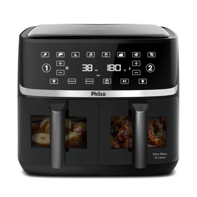 Air Fryer Philco 10L Cesto Duplo 2000W PAF10A 127V