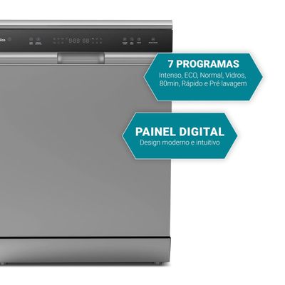 Lava Louças Philco PLL14ID Digital 14 Serviços 127V