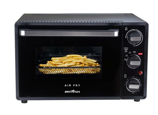 Forno Elétrico Air Fryer Britânia BFE25P Preto Esmaltado 25L 220V