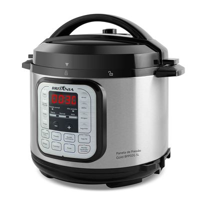 Panela de Pressão Britânia BPP02G Gold 5L 900W 220V