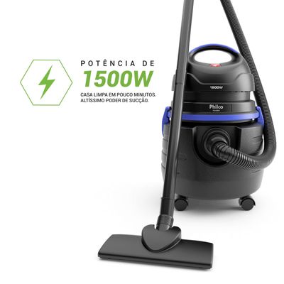 Aspirador de Água e Pó Philco 1500W 20L PAS80 220V