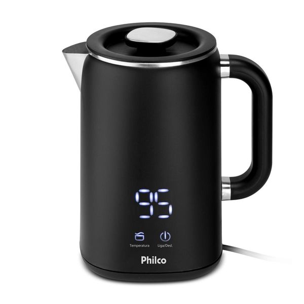 Chaleira Elétrica Philco 1,8L Painel Digital PCH18B 220V