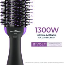 Escova Secadora Britânia 4 em 1 1300W Bivolt BES35