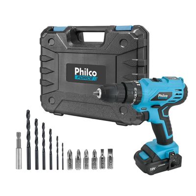 Parafusadeira Philco Force PPF120M Speed Control 1500mAh Bivolt