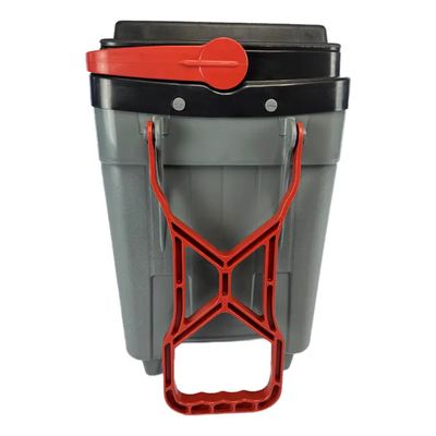 Caixa Térmica Cooler 34 Lt Com Rodinhas Pesca Camping Praia Cor Cinza