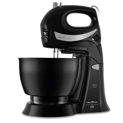 Batedeira Britânia Diamante Preta 550W 4,3L 127V