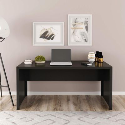 Mesa para Escritório 163cm ME4109 Preto Tecnomobili