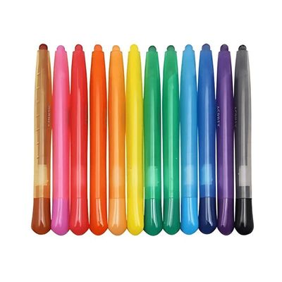 Giz De Cera Retrátil Twist C- 12 Cores - Acrilex