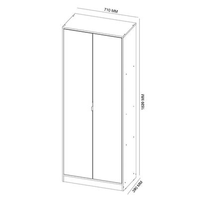 Sapateira 2 Portas Com Espelho 1 Gaveta Grife D02 Branco