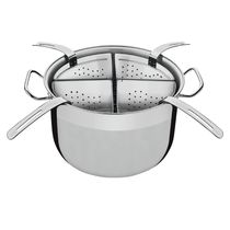 Cozi-pasta Tramontina Professional 4 Recipientes Inox - 5 Peças
