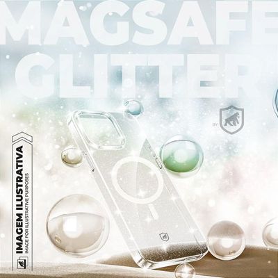Capa para iPhone 14 Pro - MagSafe Glitter - Gshield