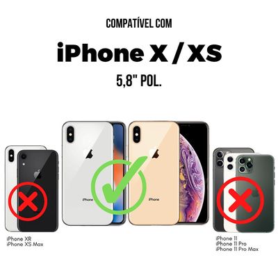 Película para iPhone X - Defender Pro - Preta - Gshield