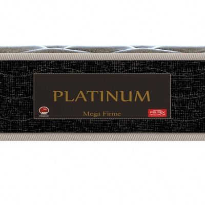 Colchão King Espuma D33 Platinum Prodormir 20cm Cinza/Preto (193x203x20cm)
