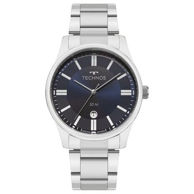 Relógio Technos Masculino Steel Prata - 2115tzz/1a