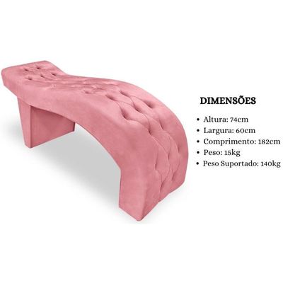Maca Estofada Capitonê Clínica Salão Estética Suede Eduarda Rosê