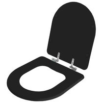 Assento Sanitário Soft Close Smart Preto Para Vaso Celite