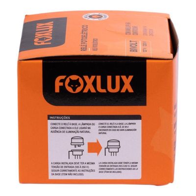 Relé Fotoelétrico Bivolt Cinza 10 Unidades Foxlux