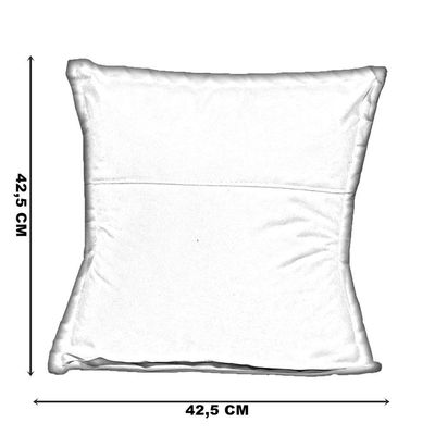Kit 2 Almofadas Decorativa Cheia Fofinha Para Sofá Cadeira Poltrona 42 Cm Suede