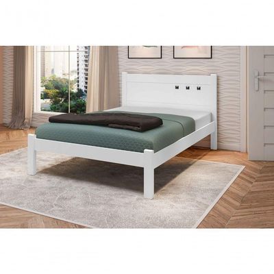 Cama Casal Paola Ii Branco