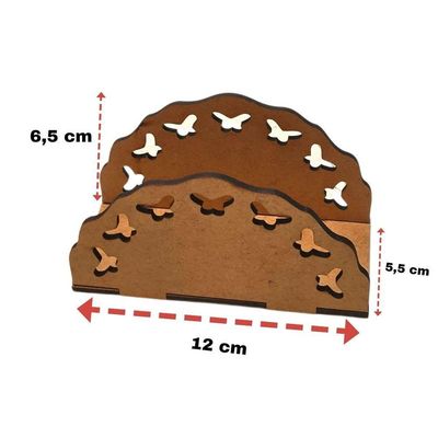 Porta Guardanapo Em Mdf - Kit 10 Unidades