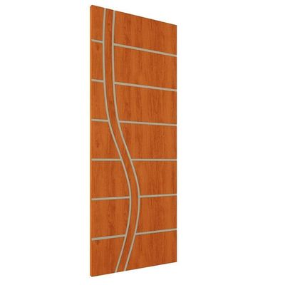 Kit 4 Portas De Madeira Frisada U.v 210cm X 70cm - R70ss Mogno