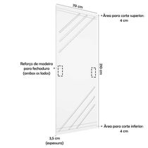 Porta De Madeira Frisada U.v 210cm X 70cm - R30k Imbuia