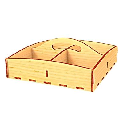 Porta Guardanapo E Sachê Em Mdf - Kit 5 Unidades