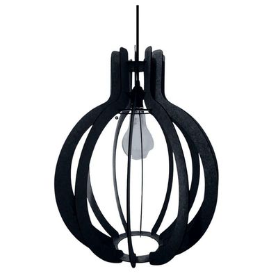 Luminária Teto Tipo Pendente Jupiter Mdf - Completa Cor: Mdf Cru