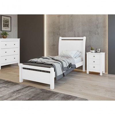 Cama Solteiro Reali - Lopas