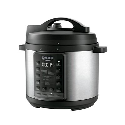 Panela De Pressão Elétrica Dako 1000W 6L Preta 220V