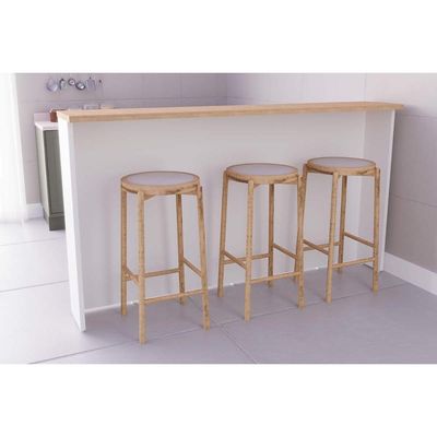 Bancada Ilha Cozinha PH 3069 Évora 200cm Azul/Cinza Argila - Herval