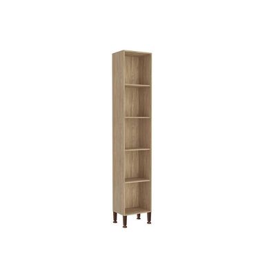 Paneleiro de Cozinha Torino c/ 2 Portas 40cm Mel/Off White - Movelbento