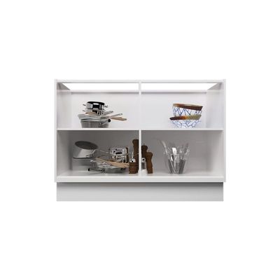 Balcão de Cozinha Évora PH 3118 c/ 2 Portas s/ Tampo 120cm Azul - Herval