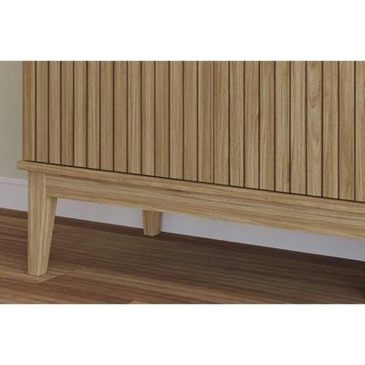 Aparador de Sala Jantar MB 1061 c/ 3 Portas Mel - Movelbento
