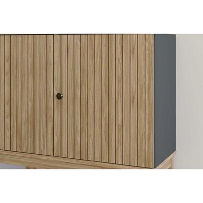 Aparador de Sala Jantar MB 1061 c/ 3 Portas Mel - Movelbento