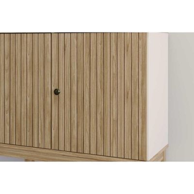 Aparador de Sala Jantar MB 1061 c/ 3 Portas Mel - Movelbento