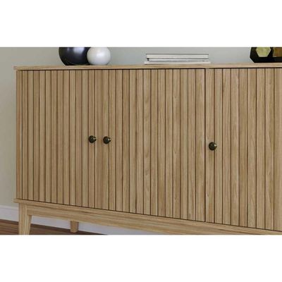 Aparador de Sala Jantar MB 1061 c/ 3 Portas Mel - Movelbento