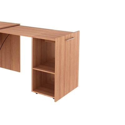 Mesa Multiuso Casal Retrátil ME4170 c/ 2 Nichos Preto - Tecno Mobili