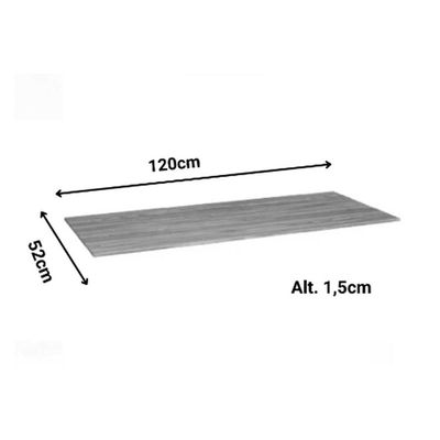 Tampo de Cozinha Modulado Torino 120x51cm Mel - Movelbento