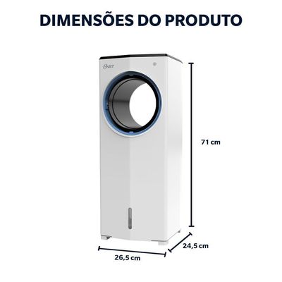 Climatizador De Ar Oster Portátil 4 Em 1 5,3L 220V