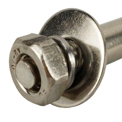 Chumbador Parabolt Parafuso Inox 8mm X 80mm 4 Unidades
