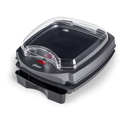 Grill Elétrico Burguer Oster 2 Em 1 Com Estufa 220V