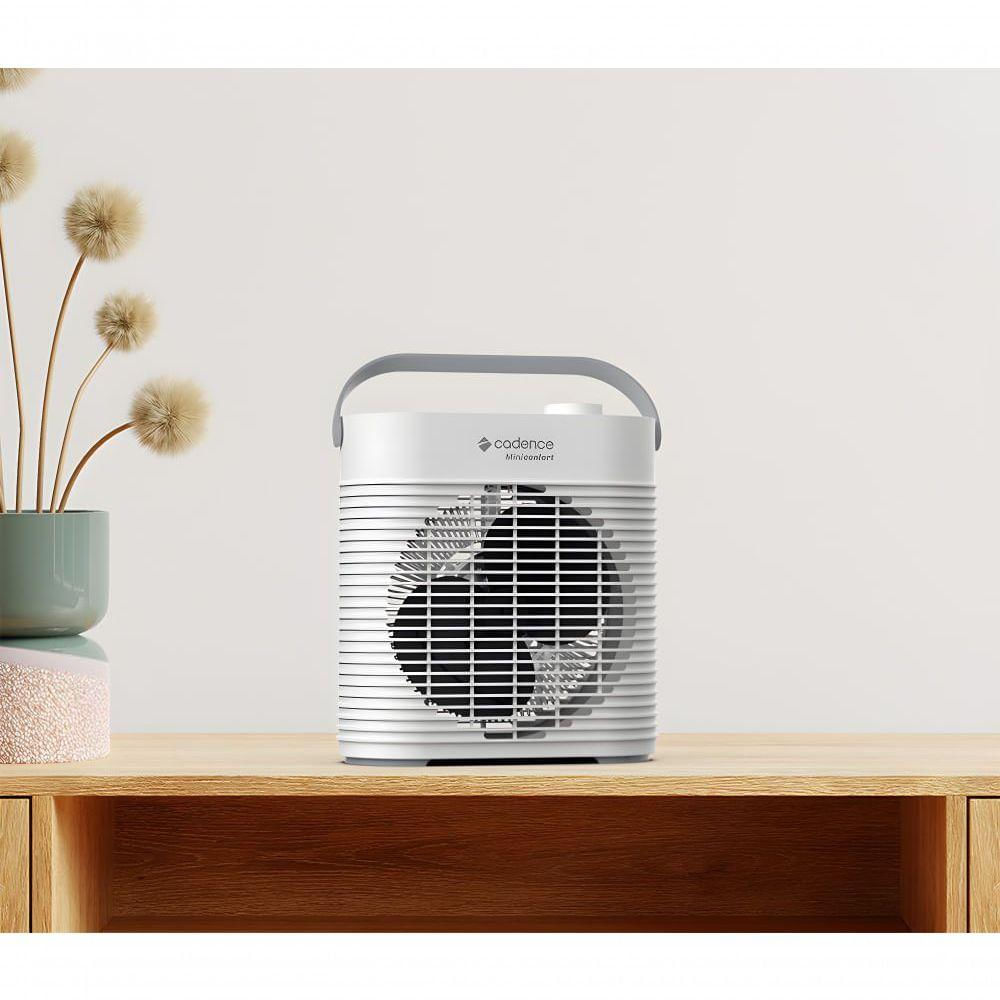 Aquecedor Elétrico Cadence Miniconfort Branco 220V