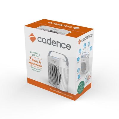 Aquecedor Elétrico Cadence Miniconfort Branco 220V