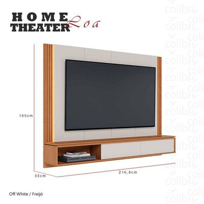Home Suspenso Loa Off White Freijó - Colibri