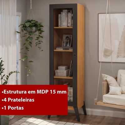 Estante Livreiro Genialflex Malta Pt 1 Porta