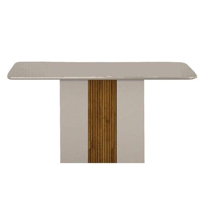Mesa De Jantar Doha 120x80 Off White Decor Off - Leifer Móveis