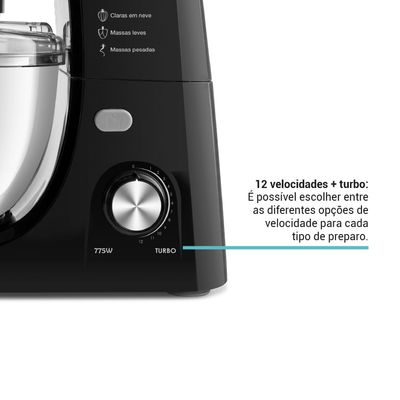 Batedeira Planetária Philco 775W 3 Batedores PBP770PI 127V