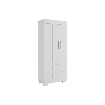 Guarda Roupa Solteiro 3 Portas e 2 Gavetas Maya Cinamomo - ACP
