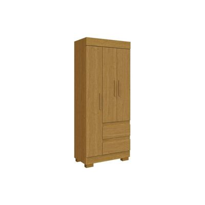 Guarda Roupa Solteiro 3 Portas e 2 Gavetas Maya Cinamomo - ACP